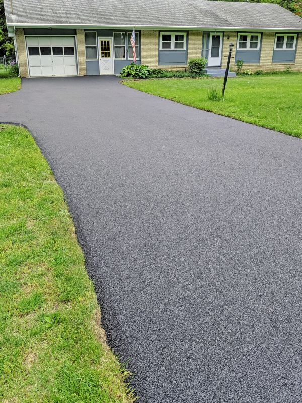 Finished Asphalt Driveway